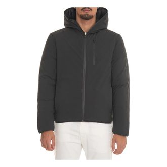 Save The Duck Omkeerbare Harrington Jas met Capuchon - Heren - Winterjassen - Zwart - 2XL - Polyester - Jassen