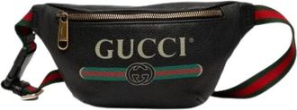 Gucci Pre-owned Belt Bags, female, Black, Size: ONE SIZE Pre-owned Vintage Belt Bag