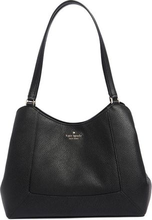 Kate Spade New York lena triple compartment shoulder bag in Black at Nordstrom Rack