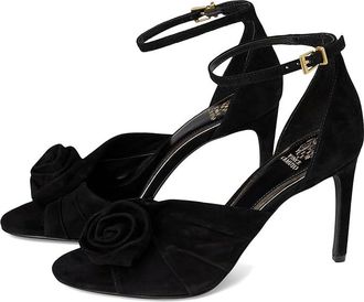 Vince Camuto Adaline Womens Sandals Black : 8.5 M, Rubber/Satin/Suede