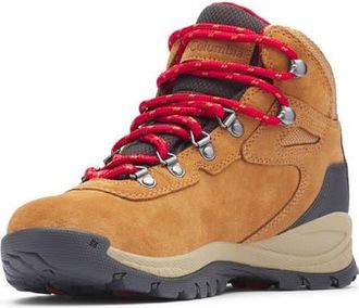 Columbia Newton Ridge Amped Waterproof Hiking Boot in Elk/Mountain Red at Nordstrom, Size 6.5