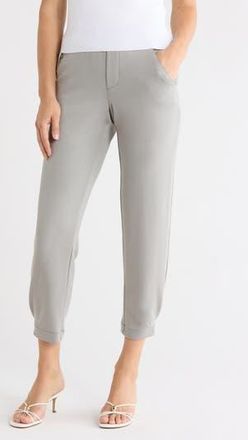 Democracy Ableisure High Waisted Pleated Hem Joggers in Light Sage at Nordstrom Rack, Size X-Large