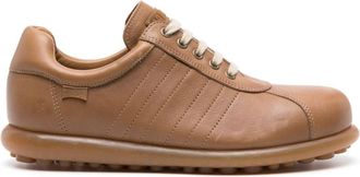 Camper Pelotas logo-patch rubber-sole sneakers - men - Recycled Polyester/Rubber/Calf Leather - 42 - Brown