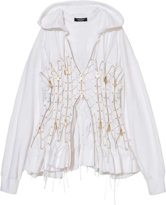 Undercover Felpa con cappuccio - Bianco