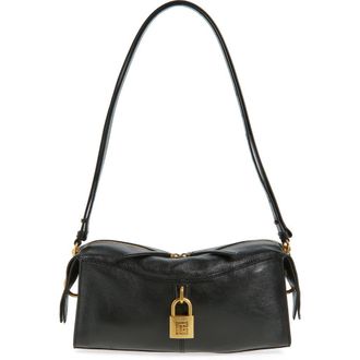 Balmain Pulse Leather Shoulder Bag in 0Pa Black at Nordstrom