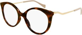 Gucci Ladies Black Square Eyeglass Frames GG1009O 001