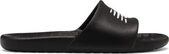 New Balance Unisex-Adult 100 V1 Slide Sandal, Black/Black, 8.5 Wide Women/7 Men