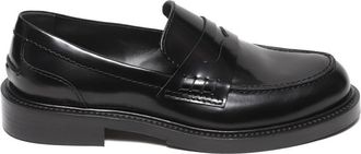 Guglielmo Rotta Moccasin With Black Brushed Leather Trim