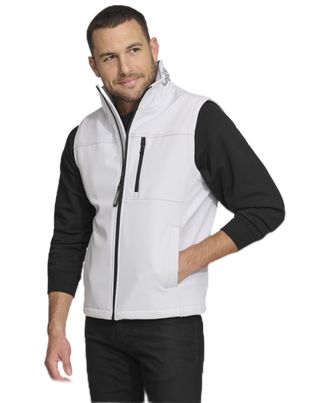 Calvin Klein Mens Everyday Essential Water Resistant Stretch Jacket Down Outerwear, White/Opulent Garden, M