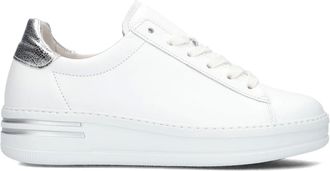 Gabor Schoenen, Dames, Wit, 40 1/2 EU, Leer, 395 Sneakers