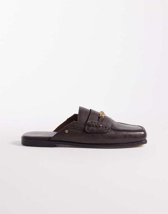 Bronx Colby - Sabot a mocassino color chicco di caff&egrave;-Marrone