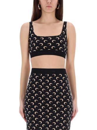 Marine Serre Top Bra Moon