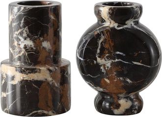 Safavieh Set of 2 Reign Marble Vases