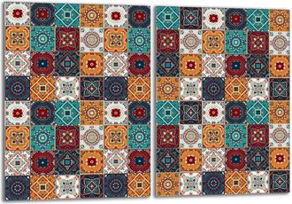 OEM Placa Protectora De Vidrio Para Estufa 2x40x52 Mosaico