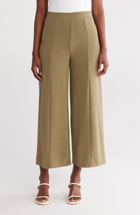 Nordstrom Rack Modal Blend Pull-On Wide Leg Pants in Green Sorrel at Nordstrom Rack, Size Xx-Small