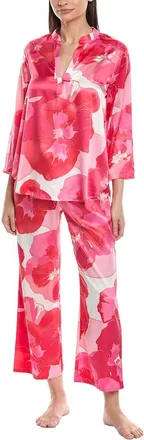 Natori 2Pc Floria Mandarin Pajama Set