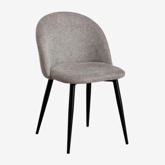 Sklum Silla De Comedor Tapizada Y En Acero Kana Sklum