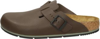 Birkenstock Boston Pro - Heren - Slip ons - Bruin - 45 EU - Leer - Schoenen