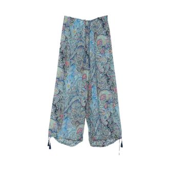 Etro Etro, Tapered Trousers, female, Blue, Size: 2XS Tapered Trousers