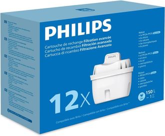 Philips Micro X-clean Pack De 12 Cartuchos Filtrantes Blancos