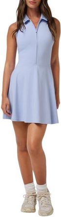 Travis Mathew Move Half-Zip Sleeveless Dress in Soft Blue at Nordstrom, Size Xx-Large