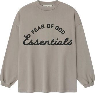 Fear of God Training 90s Long Sleeve T-Shirt - Heren - Tops - Beige - Maat: M Katoen