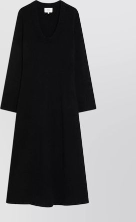 Loulou Studio long sleeve midi knit dress