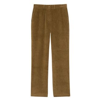 Ines De La Fressange Thelma Broeken - Dames - Broeken - Bruin - Maat: 2XS Katoen