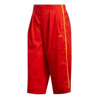 adidas Mens adidas WJ PNT Logo Red Sports Pants/Trousers/Joggers FT2770