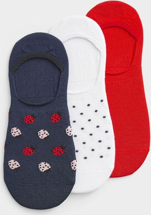 Simons Womens No-show foot liners 3-pack