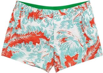 Bottega Veneta Feather Print Swim Boxer - Heren - Strandmode - Veelkleurig - L - Badmode