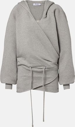 The Attico Cotton jersey sweatshirt dress