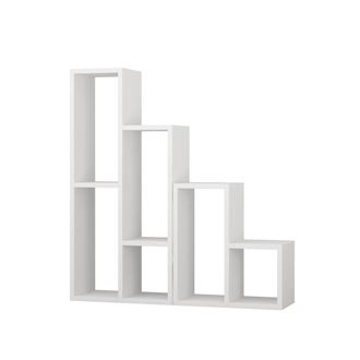 Calicosy 10-Shelf Unit, 89 Cm High - Sule in White