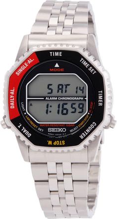 Seiko Rotocall Alarm Chronograph Quartz Digital Watch SMGG19P1
