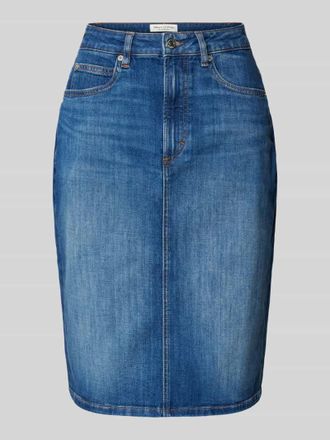 Marc O'Polo Knielanger Jeansrock aus Baumwoll-Mix in Jeansblau, Gr&ouml;&szlig;e 29