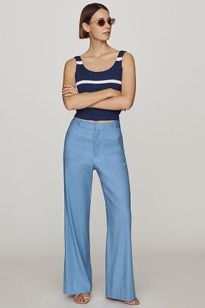 Maeve Jude European Linen Stretch Trousers Pants