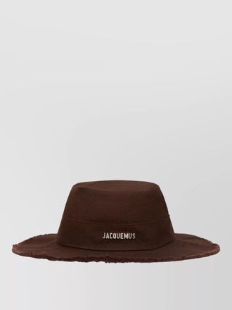 Jacquemus cotton fisherman hat wide brim design
