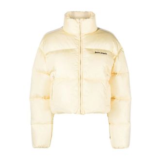 Palm Angels Winter Jackets, female, Beige, Size: XS Lightweight Jacket