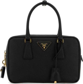 Prada Black Logo Mini Satchel