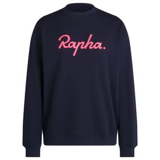 Rapha Heavyweight Cotton Sweatshirt Large Logo Sweat- & Trainingsjacke f&uuml;r Herren | blau