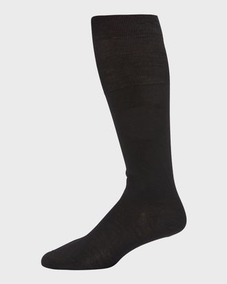 Bresciani Mens Knit Over-Calf Socks