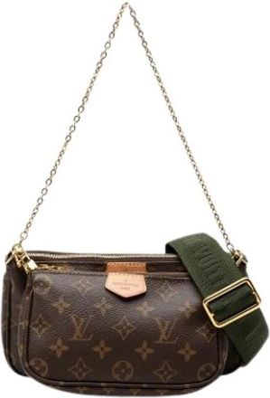 Louis Vuitton Pre-owned Multi-Pochette Accessoires - Dames - Vintage Schoudertas - Bruin - ONE Size - Vintage
