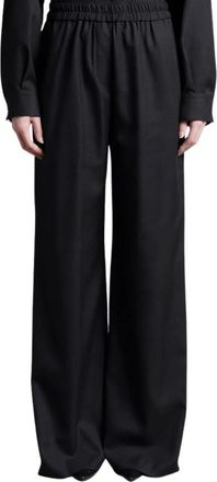 Kaos Kaos - Pantaloni Over - Dames - Broeken - Zwart - Maat: S Viscose