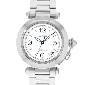 Cartier Pre-owned Cartier Pasha C Automatic White Dial Mens Watch W31015M7