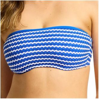 Seafolly Mesh Effect DD Tank Bra Bikini-Top f&uuml;r Damen | blau