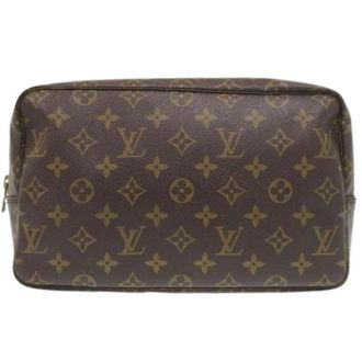 Louis Vuitton Pre-owned Clutches, unisex, Brown, Size: ONE SIZE Pre-owned Canvas Clutch