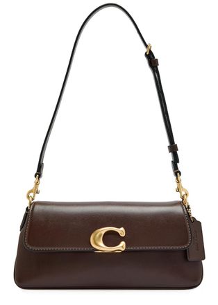Coach Jet Leather Shoulder bag - Brown - One Size