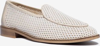 Jacques Solovière Luftige Häkel-Mokassins Jacques New