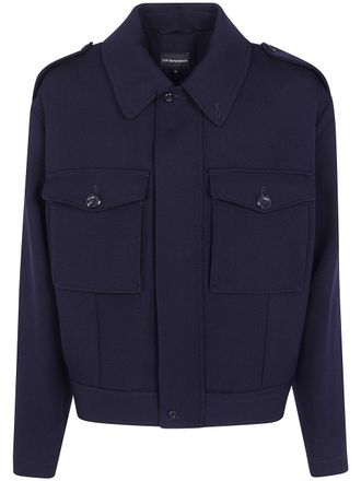 Emporio Armani Jacket Wool Denim Classic Jacket