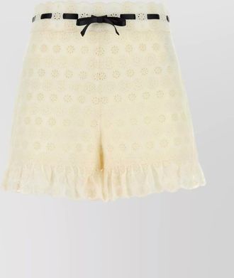 Valentino Garavani lace tailored shorts